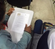 NA TRILHA DOS VALORES - CAPRI DE ALUNOS - ESCOLA MANOEL PASCHOAL - CARIACICA