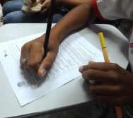 NA TRILHA DOS VALORES - CAPRI DE ALUNOS - ESCOLA MANOEL PASCHOAL - CARIACICA