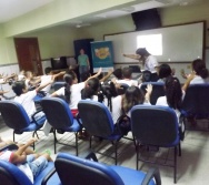 NA TRILHA DOS VALORES - CAPRI DE ALUNOS - ESCOLA MANOEL PASCHOAL - CARIACICA