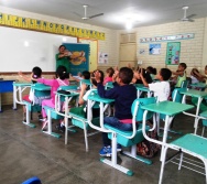 NA TRILHA DOS VALORES - VESPERTINO- EMEF AMÉRICO GUIMARÃES