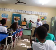 NA TRILHA DOS VALORES - CAPRI DE ALUNOS - ESCOLA ANTÔNIO VIEIRA DE REZENDE  - SERRA - ES