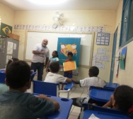 NA TRILHA DOS VALORES - CAPRI DE ALUNOS - ESCOLA ANTÔNIO VIEIRA DE REZENDE  - SERRA - ES