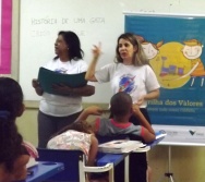 NA TRILHA DOS VALORES - CAPRI DE ALUNOS - ESCOLA ANTÔNIO VIEIRA DE REZENDE  - SERRA - ES