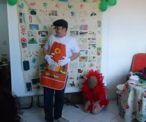 PROJETO CONTANDO HISTÓRIAS COLORINDO VIDAS! COM A PARTICIPAÇÃO DO PSICOPEDAGOGO E CONTADOR DE HISTÓRIA EUGÊNIO FERNANDES