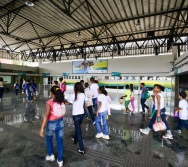 FOTOS DO PROJETO NA TRILHA DOS VALORES - EQUIPE DE COMUNICÃO VALE