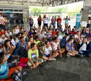 FOTOS DO PROJETO NA TRILHA DOS VALORES - EQUIPE DE COMUNICÃO VALE