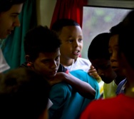 FOTOS DO PROJETO NA TRILHA DOS VALORES - EQUIPE DE COMUNICÃO VALE