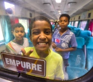 FOTOS DO PROJETO NA TRILHA DOS VALORES - EQUIPE DE COMUNICÃO VALE