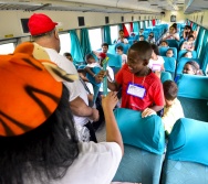 FOTOS DO PROJETO NA TRILHA DOS VALORES - EQUIPE DE COMUNICÃO VALE