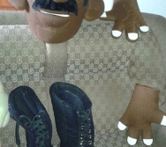 O maquinista, a Bubú e Alvinho fizeram uma ótima viagem de SP.