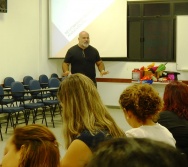Oficina de Contação de histórias com turma de pedagogia da FACULDADE NOVO MILÊNIO
