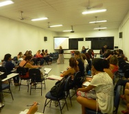 Oficina de Contação de histórias com turma de pedagogia da FACULDADE NOVO MILÊNIO