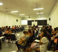 Oficina de Contação de histórias com turma de pedagogia da FACULDADE NOVO MILÊNIO