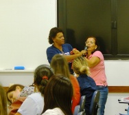 Oficina de Contação de histórias com turma de pedagogia da FACULDADE NOVO MILÊNIO