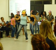 Oficina de Contação de histórias com turma de pedagogia da FACULDADE NOVO MILÊNIO