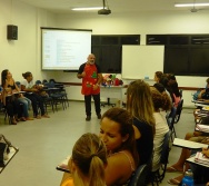 Oficina de Contação de histórias com turma de pedagogia da FACULDADE NOVO MILÊNIO