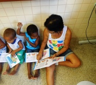 PROJETO COLORIR NO CMEI DE PRAIA DE CARAPEBUS - SERRA