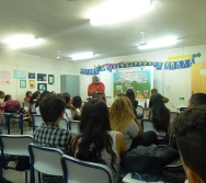 PALESTRA VIOLÊNCIA E JUVENTUDE - EEEF ZUMBI DOS PALMARES