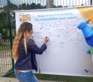 LANÇAMENTO DA EXPOSIÇÃO DE ARTE - PLACAS DE SINALIZAÇÃO - NTV