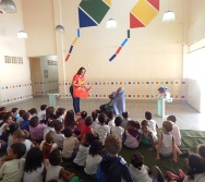 APLICAÇÃO DO PROJETO COLORIR - CMEI MARIA AMÉLIA - ETAPA ORIENTAR