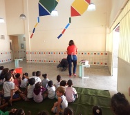 APLICAÇÃO DO PROJETO COLORIR - CMEI MARIA AMÉLIA - ETAPA ORIENTAR