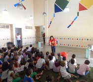 APLICAÇÃO DO PROJETO COLORIR - CMEI MARIA AMÉLIA - ETAPA ORIENTAR