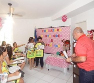 FORMATURA DA 5ª TURMA DO PROJETO CONT.  HISTÓRIAS COLORINDO VIDAS