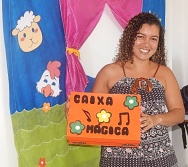 Caixa Mágica dos alunos do Curso Contando Histórias Colorindo vidas