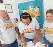 ASSINATURA DE CONVÊNIO PROJETO NTV - ESCOLAS X VALE X COLORIR - VESPERTINO