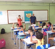 PROJETO NTV - EEEF JONES JOSÉ DO NASCIMENTO - CENTRAL CARAPINA - SENSIBILIZAÇÃO DE ALUNOS