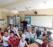 PROJETO NTV - EMEF ANTÔNIO V. REZENDE - CENTRAL CARAPINA - SENSIBILIZAÇÃO DE ALUNOS