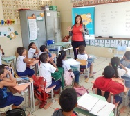 PROJETO NTV - EMEF ANTÔNIO V. REZENDE - CENTRAL CARAPINA - SENSIBILIZAÇÃO DE ALUNOS