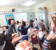 PROJETO NTV - EMEF ANTÔNIO V. REZENDE - CENTRAL CARAPINA - SENSIBILIZAÇÃO DE ALUNOS