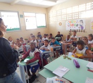 PROJETO NTV - EMEF ANTONIO VIEIRA DE REZENDE - CENTRAL CARAPINA - SENSIBILIZAÇÃO DE ALUNOS