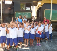 PROJETO NTV - EMEF ANTÔNIO VIEIRA DE REZENDE - CENTRAL CARAPINA - SERRA - AULA DE CAMPO