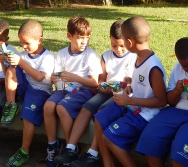 PROJETO NTV - EMEF ANTÔNIO VIEIRA DE REZENDE - CENTRAL CARAPINA - SERRA - AULA DE CAMPO