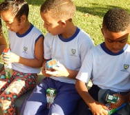 PROJETO NTV - EMEF ANTÔNIO VIEIRA DE REZENDE - CENTRAL CARAPINA - SERRA - AULA DE CAMPO