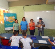 DESENHISTA ZOTA COM A TURMA DO NTV - PREMIAÇÃO DE ALUNOS - DESENHO DO MUSEU - EEEFM JONES JOSÉ