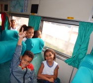 PROJETO NA TRILHA DOS VALORES - AULA DE CAMPO - PASSEIO DE TREM