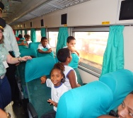 PROJETO NA TRILHA DOS VALORES - AULA DE CAMPO - PASSEIO DE TREM