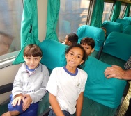 PROJETO NA TRILHA DOS VALORES - AULA DE CAMPO - PASSEIO DE TREM