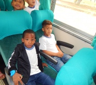 PROJETO NA TRILHA DOS VALORES - AULA DE CAMPO - PASSEIO DE TREM