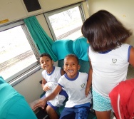 PROJETO NA TRILHA DOS VALORES - AULA DE CAMPO - PASSEIO DE TREM