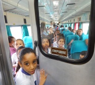 PROJETO NA TRILHA DOS VALORES - AULA DE CAMPO - PASSEIO DE TREM