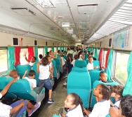 PROJETO NA TRILHA DOS VALORES - AULA DE CAMPO - PASSEIO DE TREM
