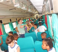 PROJETO NA TRILHA DOS VALORES - AULA DE CAMPO - PASSEIO DE TREM