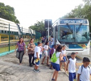 PROJETO NA TRILHA DOS VALORES - AULA DE CAMPO - PASSEIO DE TREM
