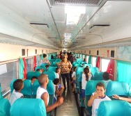 PROJETO NA TRILHA DOS VALORES - AULA DE CAMPO - PASSEIO DE TREM