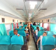 PROJETO NA TRILHA DOS VALORES - AULA DE CAMPO - PASSEIO DE TREM