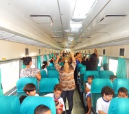 PROJETO NA TRILHA DOS VALORES - AULA DE CAMPO - PASSEIO DE TREM